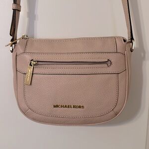 Michael Kors Pink Leather Crossbody Bag